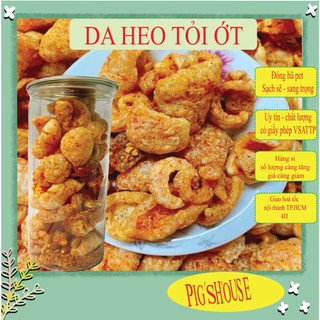 Da heo chiên giòn tỏi ớt + mắm hành - hũ pet 930ml
