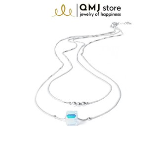 QMJ Dây chuyền phale 2 dây 7 màu lấp lánh -Q414
