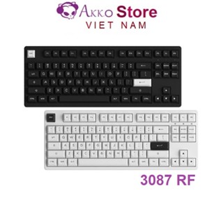 Bàn phím cơ AKKO 3087 RF Black on White (2.4Ghz / AKKO sw v3)
