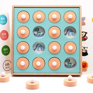 Đồ chơi gỗ lật hình ghi nhớ tìm cặp giống nhau 12 chủ đề