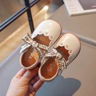 Giày búp bê nơ vải bông mã 2805