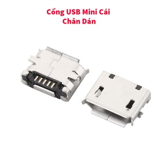 Cổng USB A/B/Mini/Micro Đực/Cái Chân Cắm/Chân Dán - Đầu USB, USB A, USB B, USB Mini, USB Micro