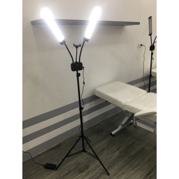 Đèn livestream 2 Râu.Đèn 2 râu hỗ trợ phun xăm, spa, thẩm mỹ