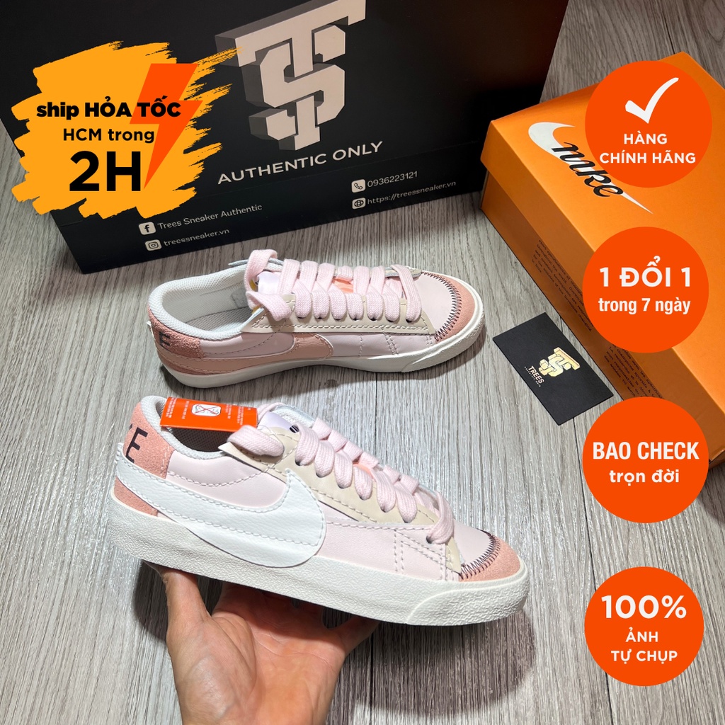 Giày thể thao NIKE BLAZER LOW 77 JUMBO LIGHT SOFT PINK DQ1470 601