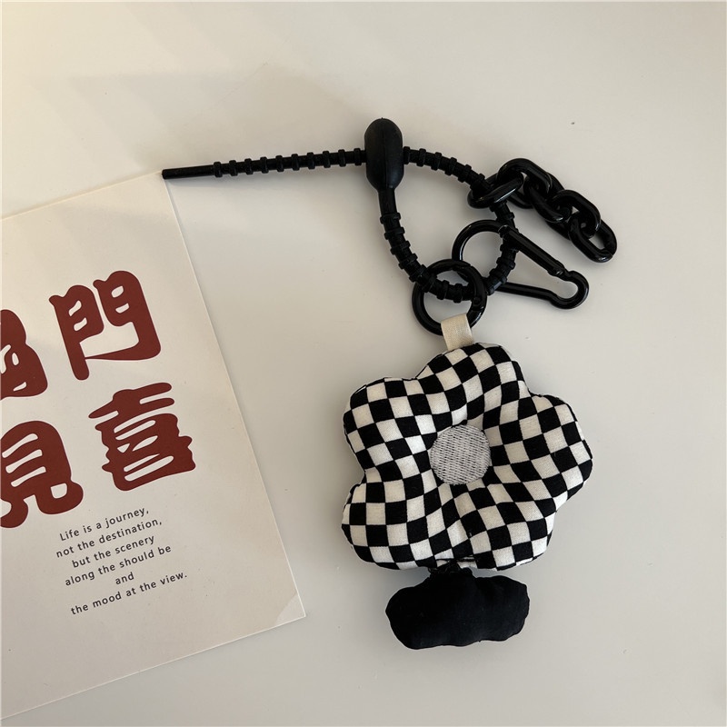 Móc chìa khóa hình hoạt hình đáng yêu bông hoa dễ thương