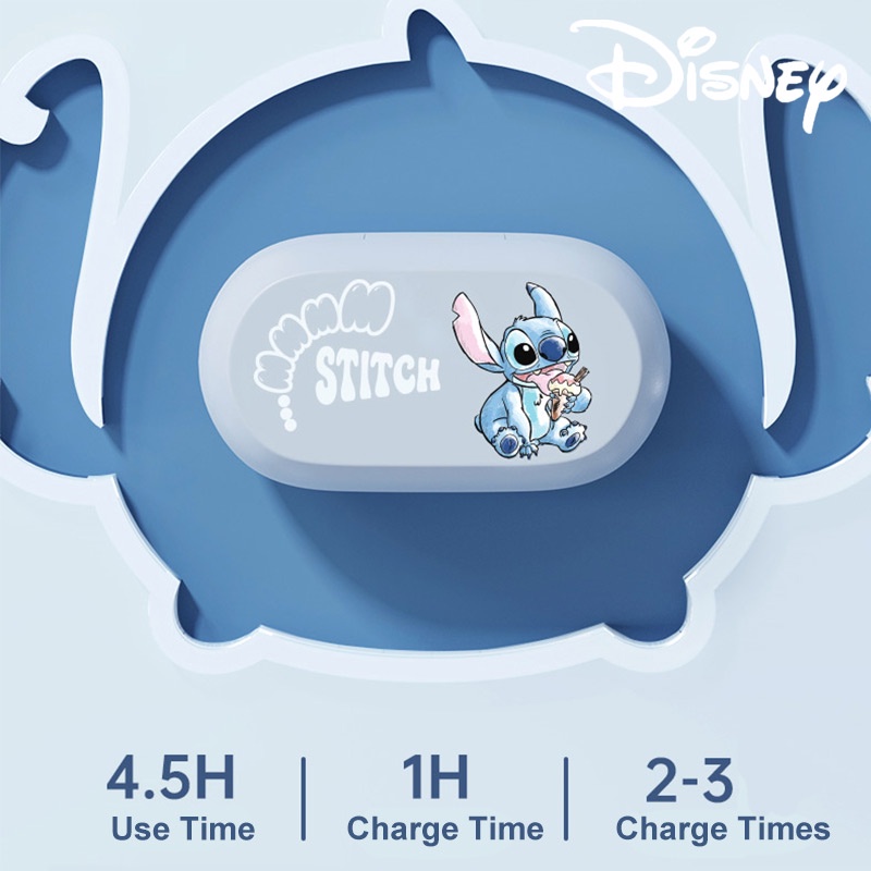 DISNEY Tai Nghe Bluetooth 5.3 Không Dây D29 Âm Thanh HiFi Hình Stitch & Stitch Chất Lượng Âm Thanh Thấp Dễ Thương Giảm Tiếng Ồn Dùng Làm Quà Tặng Sinh Nhật