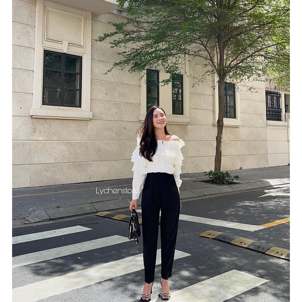 𝐋𝐘𝐂𝐇𝐄𝐍-Baggy lưng cao M150