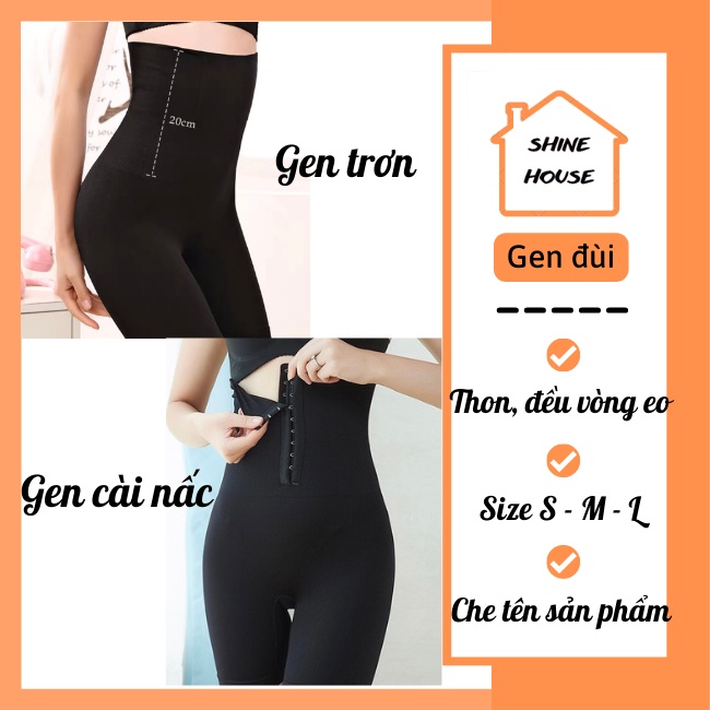 Quần gen bụng đùi chống cuộn, quần gen nịt bụng định hình giúp đều vòng eo