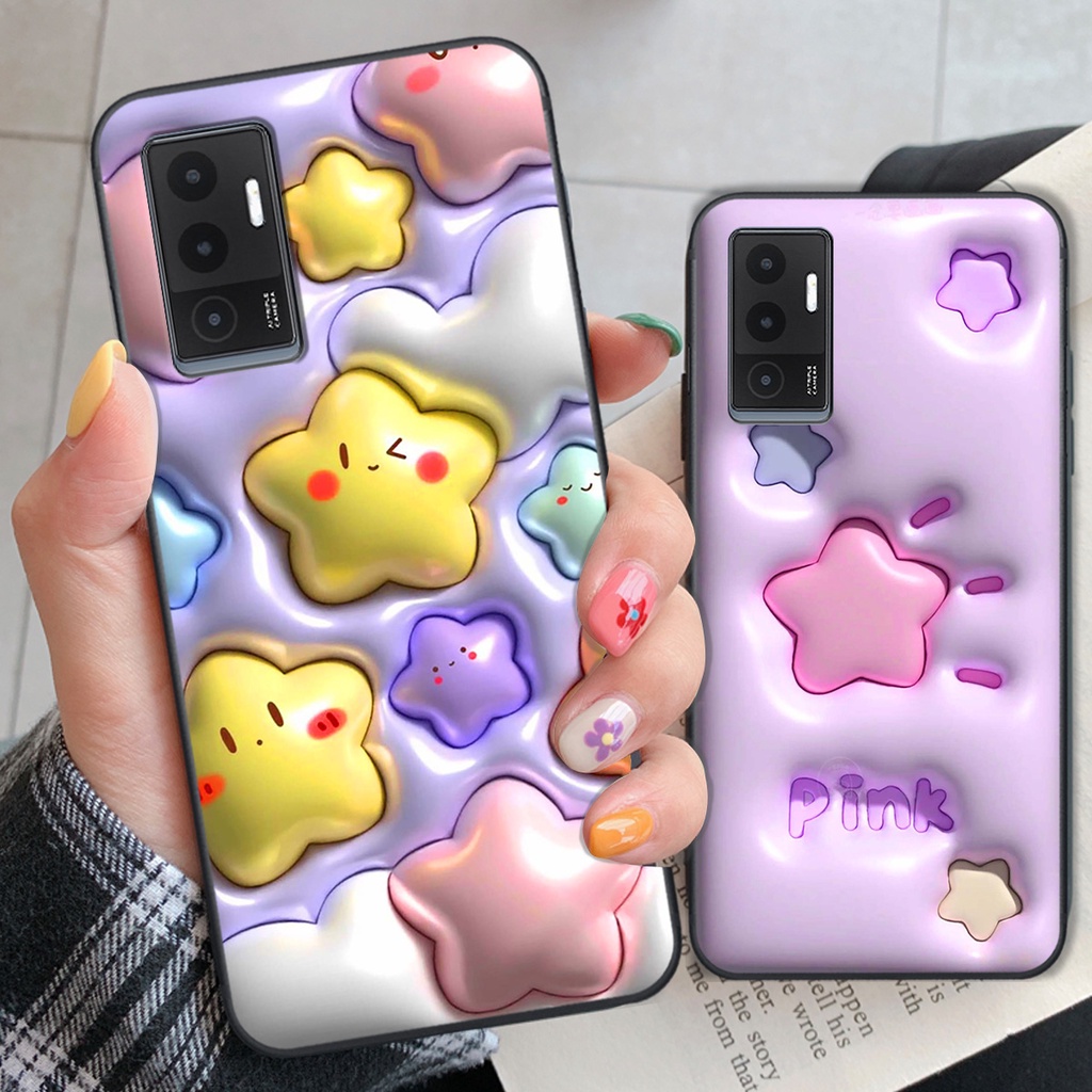 Ốp Vivo V23e in phẳng hiệu ứng 3D giả nổi siêu thật, cực xinh, cá tính