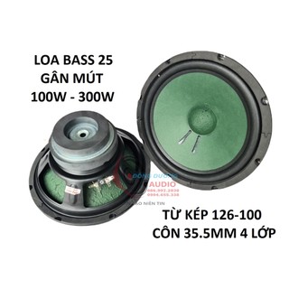 LOA BASS 25 KIỂU BMB TỪ 126-100 GÂN MÚT TO CHO TIẾNG BASS TRẦM - GIÁ 1 ĐÔI