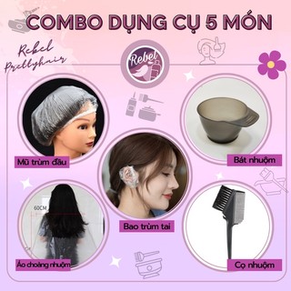 Combo Dụng Cụ Nhuộm Tóc 5 Món Rebel.prettyhair