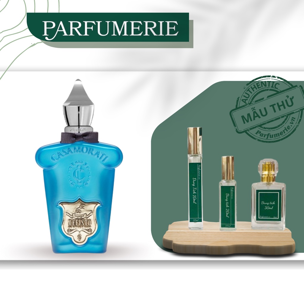 Nước hoa nam Xerjoff Mefisto Gentiluomo EDP hương thơm Cá tính, Mạnh mẽ, Tươi mát