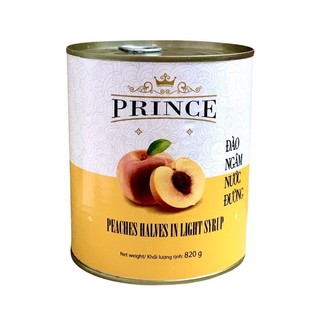 Đào Ngâm Prince - Lon 820g ( Đào mềm date 08/2025)