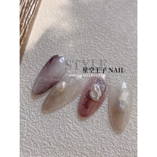 Xà cừ giấy tuyết nhũ 3D Daily mix Design móng