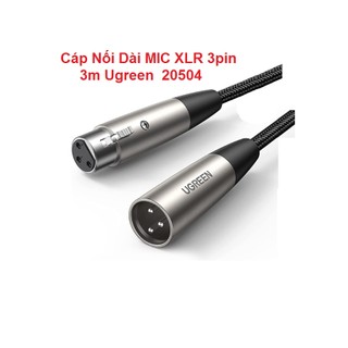 Cáp Nối Dài MIC XLR 3pin Ugreen ( 3m 20504 , 5m 40492 )