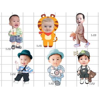 Chibi bé 80cm trang trí sinh nhật, thôi nôi