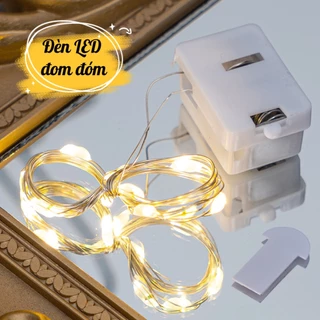 Đèn LED Đom Đóm Trang Trí Decor Làm Đồ Handmade Fairy Light 1m và 2m Có Sẵn Pin