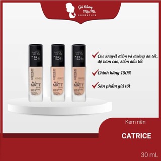 Kem Nền Catrice All Matt Plus Shine Control Make Up 18h