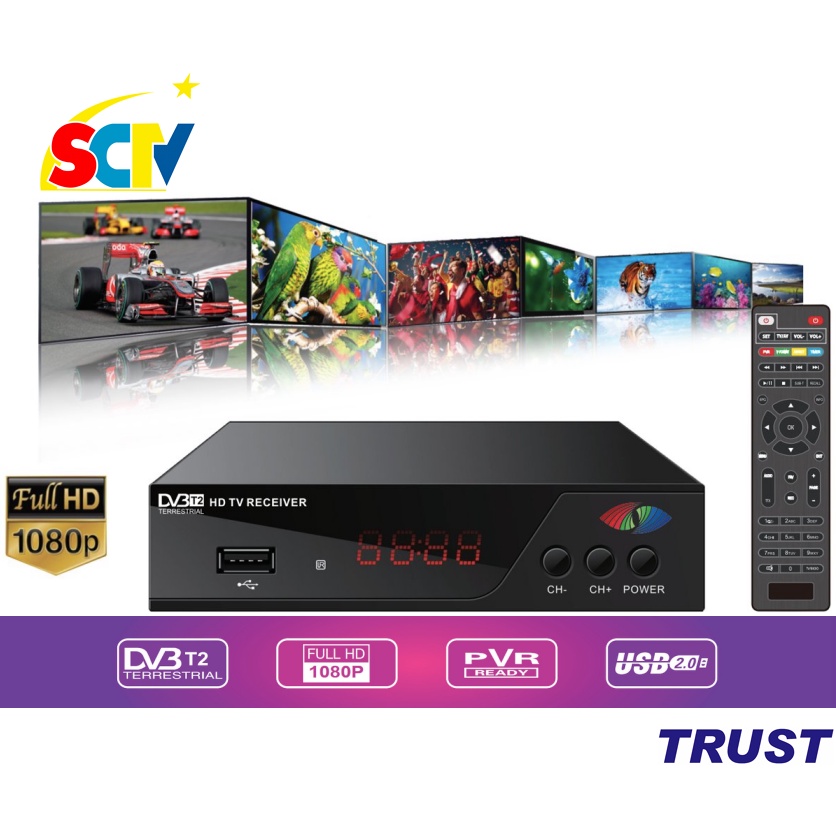 Đầu thu kỹ thuật số SCTV DVB-T2 JN-820T2