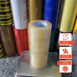 Băng Keo Trong 200y 1,8kg, LÕI GIẤY MỎNG 5LI
