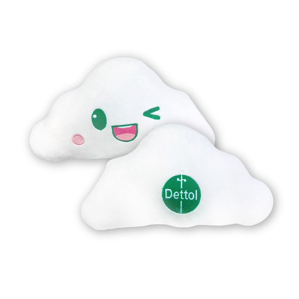   Gối đám mây tựa đầu, trang trí - logo Dettol độc quyền