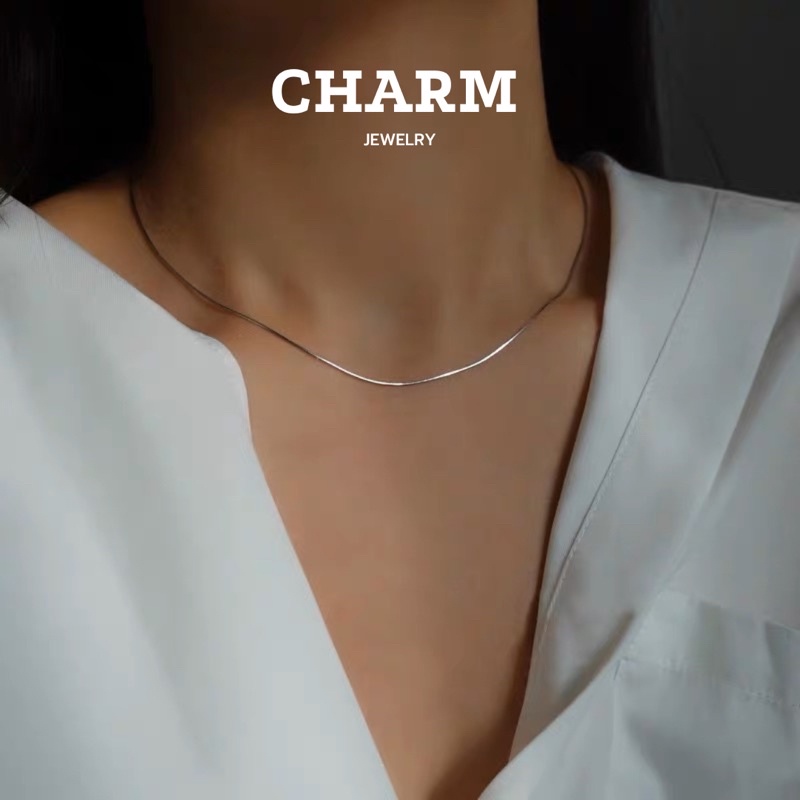 Dây Chuyền Sterling Đơn Giản