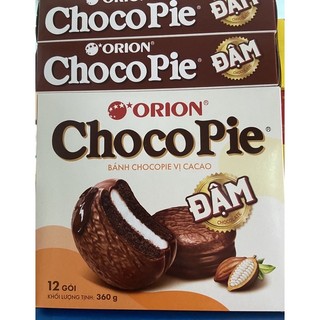 Bánh vị ca cao Choco-pie Dark hộp 12 cái.
