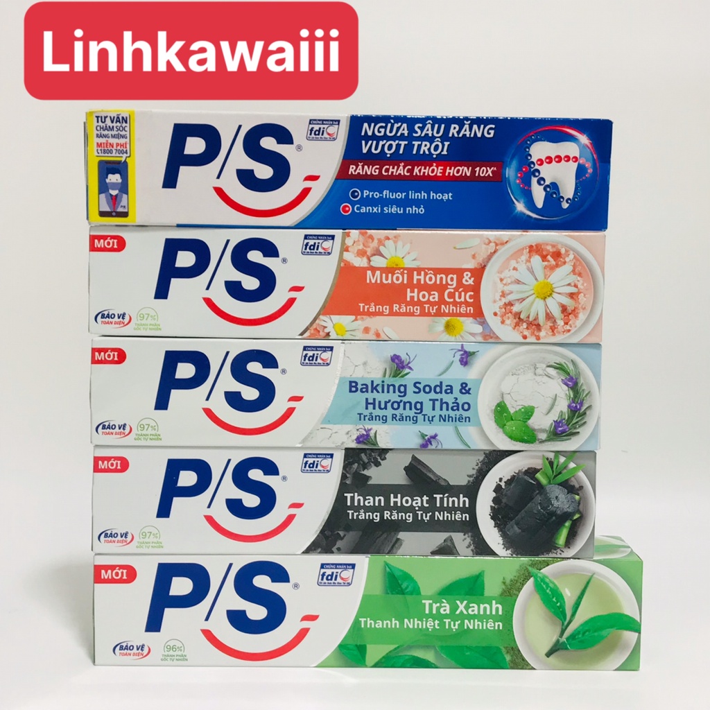 KEM ĐÁNH RĂNG P/S HƯƠNG THẢO/NGỪA SÂU RĂNG/TRÀ XANH LOẠI 180G