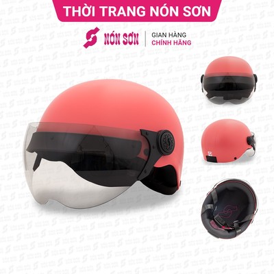 ƯU ĐÃI - Mũ bảo hiểm có kính NÓN SƠN chính hãng SKT-HG359