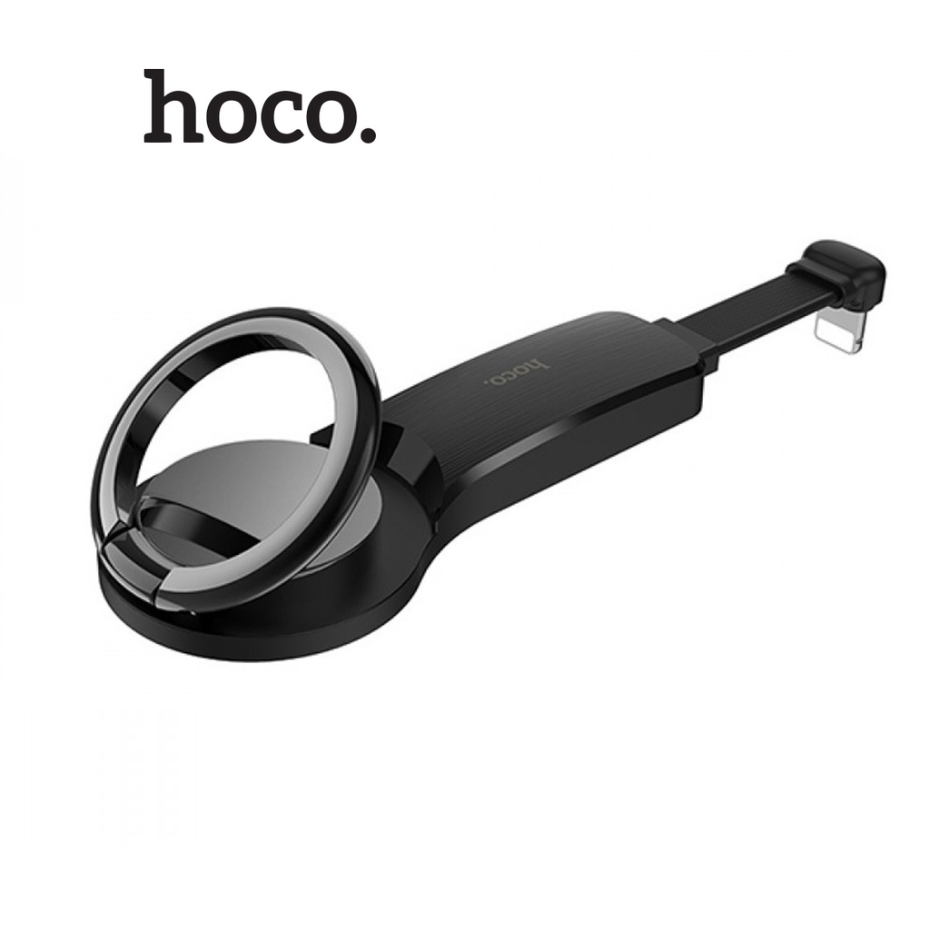 Cáp chuyển đổi Hoco LS22 từ 1i.p sang 2 i.p , chuyên dùng để chơi game kèm giá đỡ điện thoại IP10/11/12