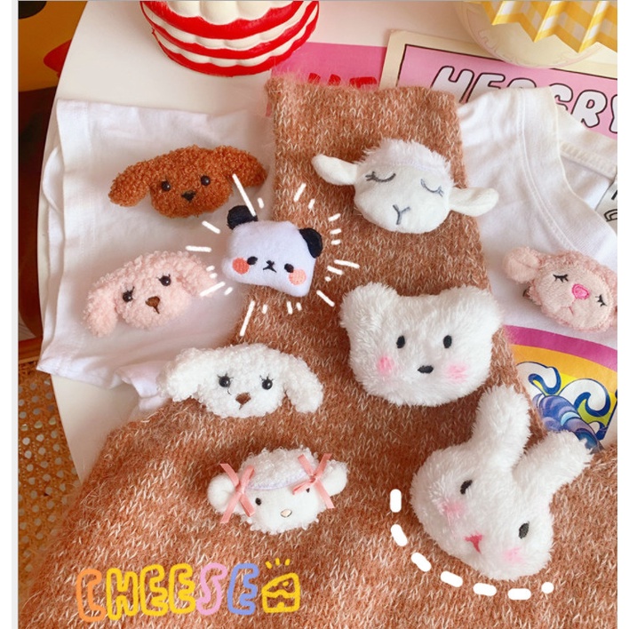 Huy hiệuGấu bông cài balo túi xách áo hình mèo