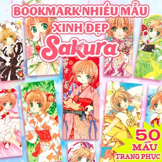 Bookmark kẹp sách sakura thủ lĩnh thẻ bài xinh xắn - cardcaptor sakura - bookmark anime manga
