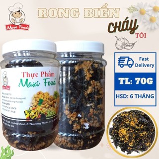 Hũ 70gram rong biển cháy tỏi | maxifood