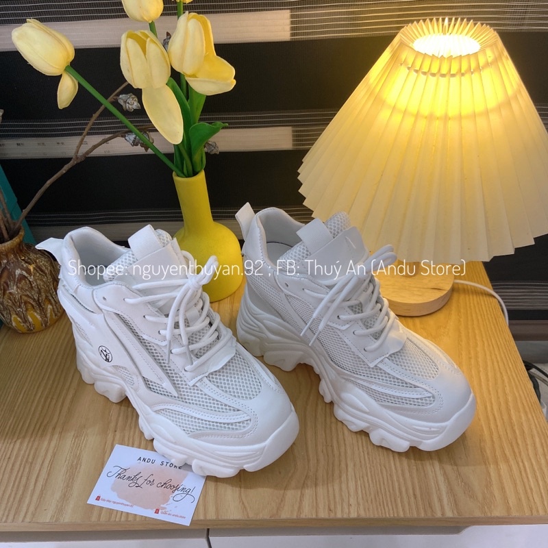 Giày thể thao độn đế  cao 10cm, giày độn đế nữ Andu Store