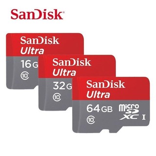 Thẻ nhớ sandisk microsd 16gb / 32gb / 64gb / 128gb sd ultra a1 - tặng đầu đọc thẻ