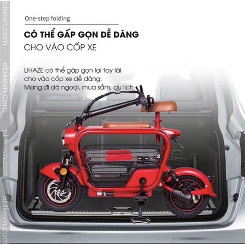 Xe đạp điện  LIHAZE THELI 3 chỗ ngồi