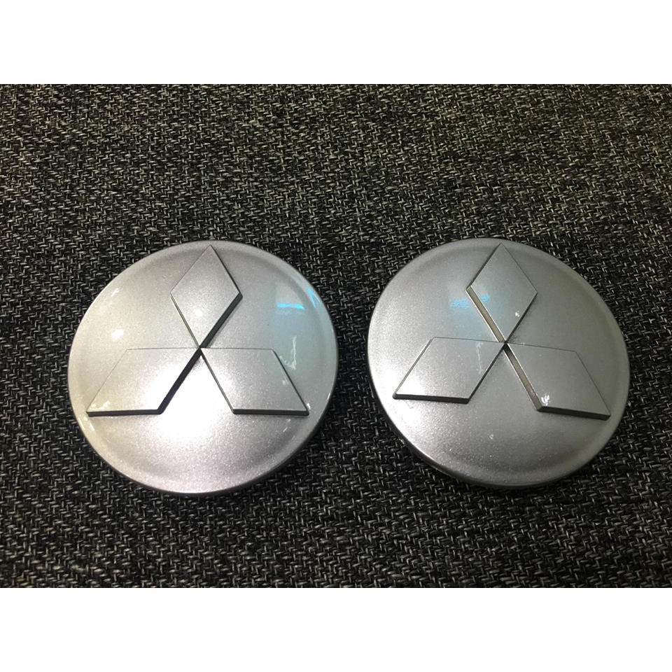 Logo Chụp Mâm Bánh Xe Ô Tô Mitsubishi Đường Kính 60mm