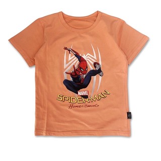 Áo thun cotton hình siêu anh hùng Marvel