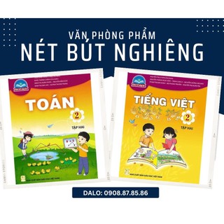 Combo toán + Tiếng việt lớp 2 tập 2