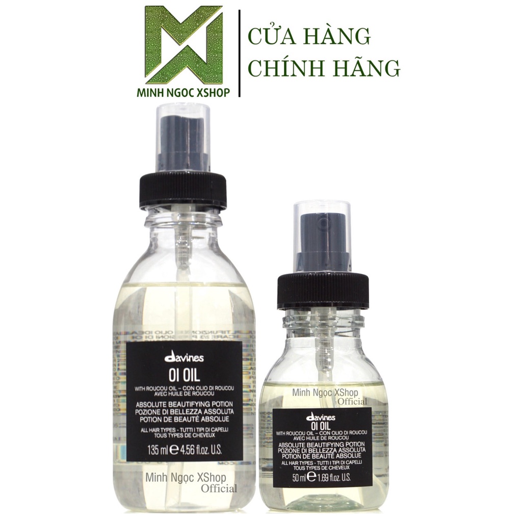 Tinh dầu dưỡng tóc hoàn mỹ Davines Oi Oil 50ML - 135ML chính hãng