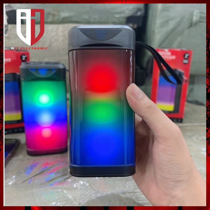 Loa bluetooth ZQS-1201 cầm tay loa nghe nhạc Không dây đèn led RGB