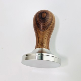 Tamper nén cà phê Inox 304 cán gỗ size 51/53/58