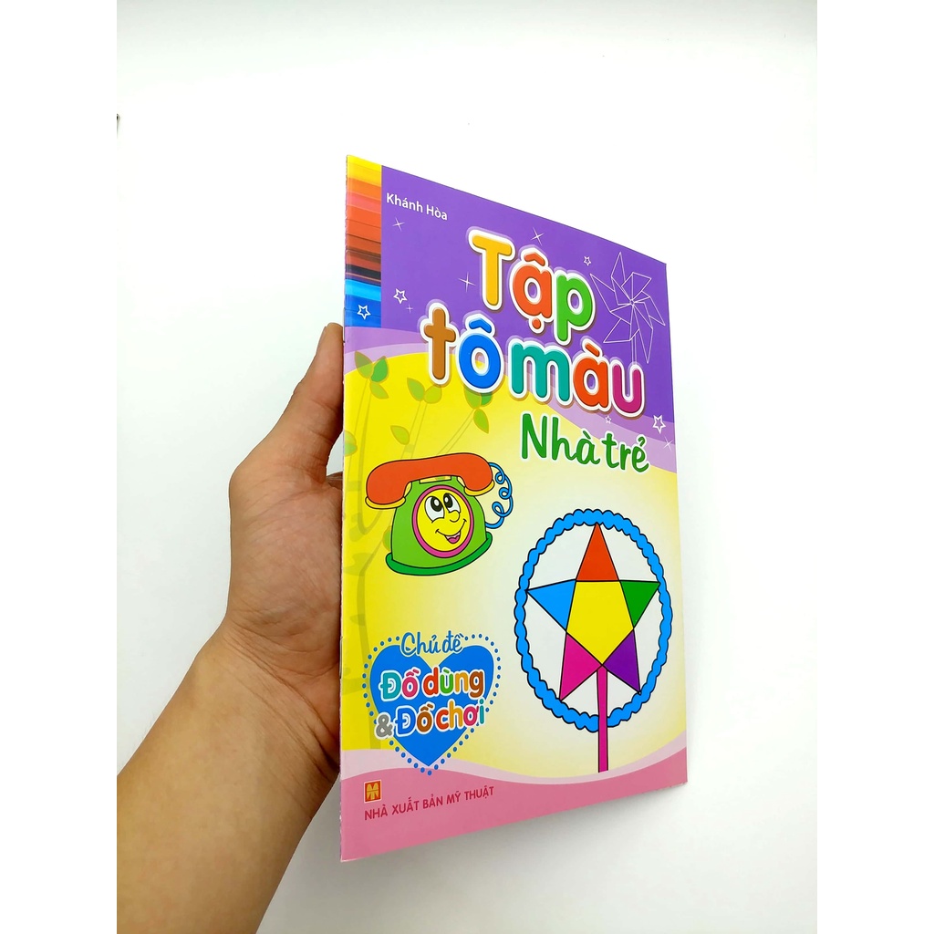 Sách_Tập Tô Màu Nhà Trẻ - Chủ Đề Đồ Dùng Và Đồ Chơi