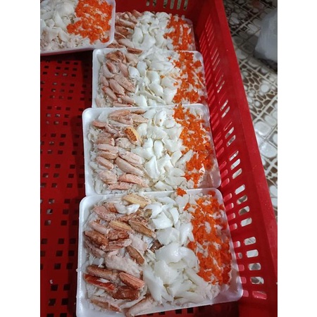 Thịt ghẹ bóc nõn ko pha tạp 500gr❤️Tmart- Thực phẩm sạch