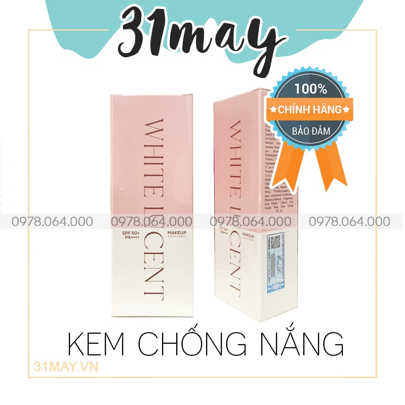 Kem Chống Nắng White Lucent Thanh Tô Cosmetics Chính Hãng - Kem Chống Nắng Makeup