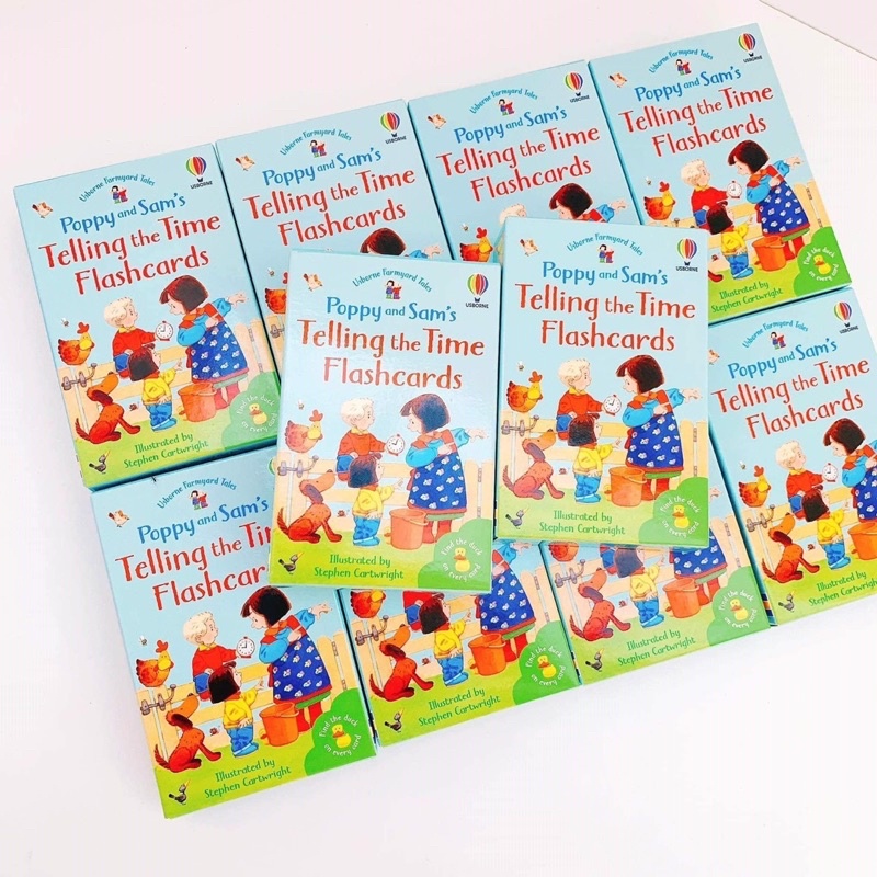 Poppy and Sam ’s Telling Time book & flashcard