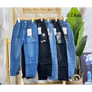 Quần bò/ quần jeans dài cực ngầu size đại cho bé trai 20-50kg