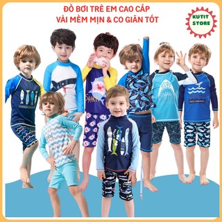 Đồ bơi dài tay cho bé trai / Sét đồ bơi bé trai đi biển cao cấp chống nắng