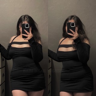 [BABIBEARBIGSZ] ĐẦM TRỄ VAI COTTON BIGSIZE 60-90KG
