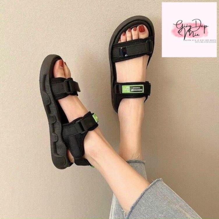 Sandal nữ quai dán chữ Fin Hot Trend